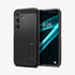 ACS07300 - Galaxy S24 Ultra Case Tough Armor in Black showing the back